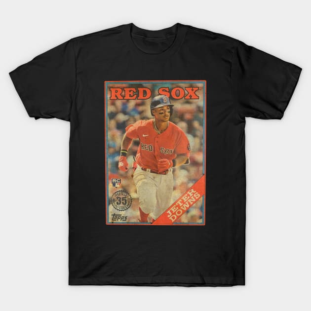 VINTAGE BASEBALL - TOPPS RED SOX JETER DOWNS T-Shirt by kedaiadon